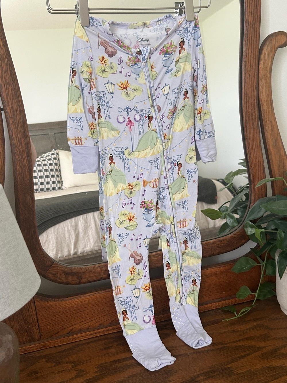 Posh Peanut Disney Princess Tiana Convertible Pajamas